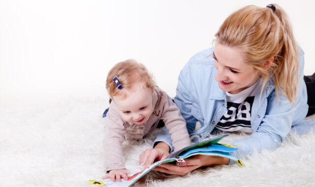 merry christmas, child, game, family, love, play, darling, luck, to lie, reading, for children, for the baby, joy, maternity, childhood, daughter, mother