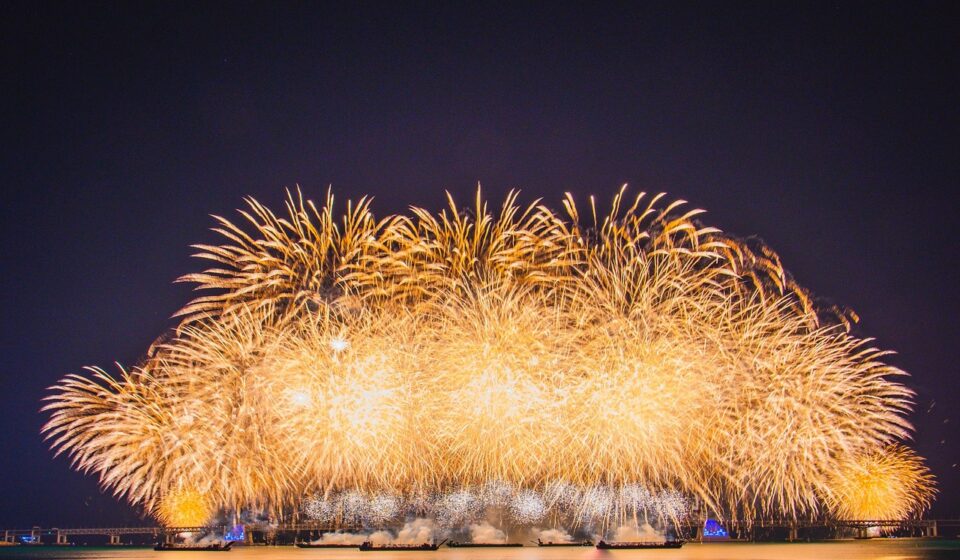 fireworks, celebrate, 2023, love, newyear, christmas, landscape, party