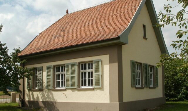 water works, old, reilingen, construction, house, building, structure, exterior, plant, nature, supply