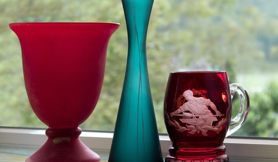 glass, vase, jug, deco, window, decoration, glassblower, art, craft